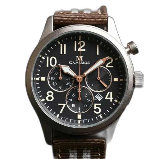 grey, watch, army, style transparent PNG cut-out