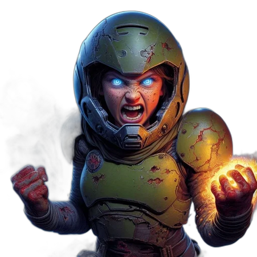 robot, concept art, comic book art, 3d render transparent PNG cut-out