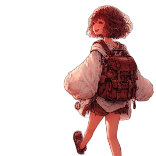 jacket, dress, watercolor, concept art transparent PNG cut-out