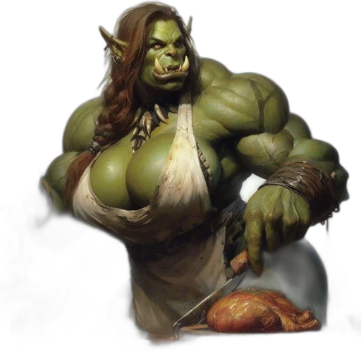concept art, fantasy art, photorealistic, comic book art transparent PNG cut-out