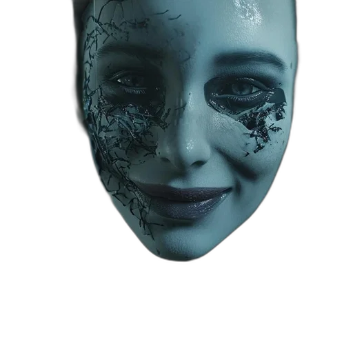 mask, face, robot, creature transparent PNG cut-out