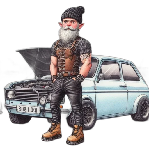 car, concept art, fantasy art, photorealistic transparent PNG cut-out