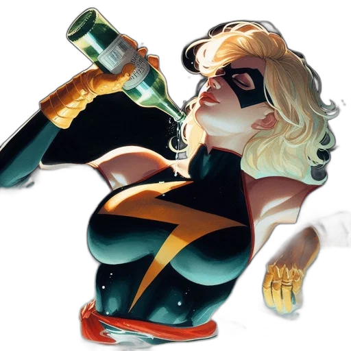 comic book art, concept art, cartoon, night transparent PNG cut-out
