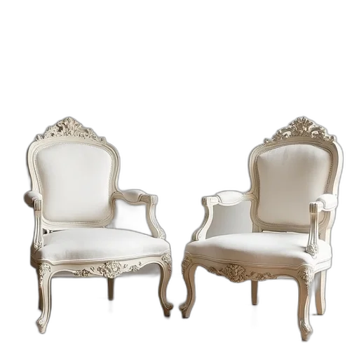 furniture, 3d render, photorealistic, pair transparent PNG cut-out