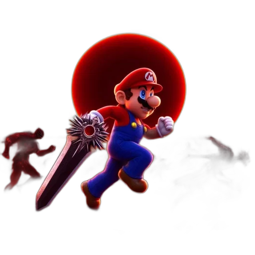 weapon, staff, sword, creature transparent PNG cut-out