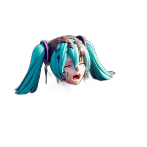 creature, robot, mask, hair transparent PNG cut-out
