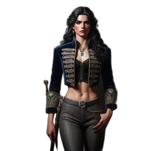 jacket, concept art, fantasy art, photorealistic transparent PNG cut-out