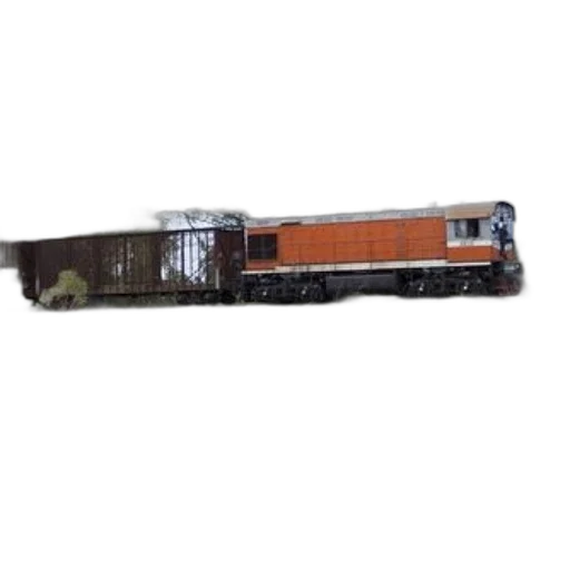 orange, train, brown, car transparent PNG cut-out