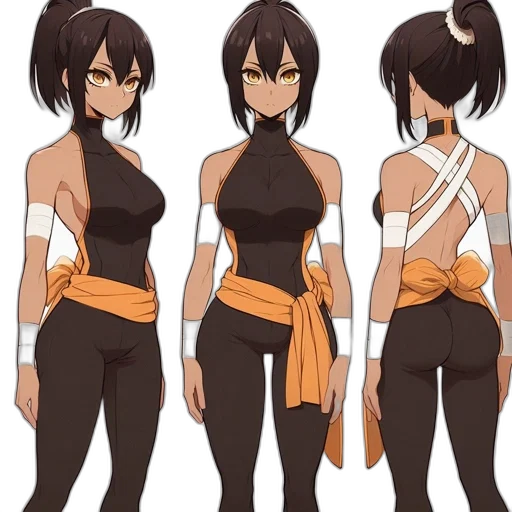 concept art, anime, cartoon, fantasy art transparent PNG cut-out