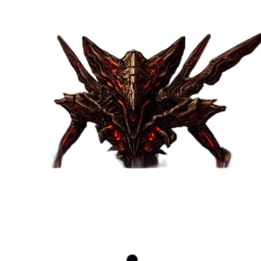 weapon, dragon, mask, crown transparent PNG cut-out