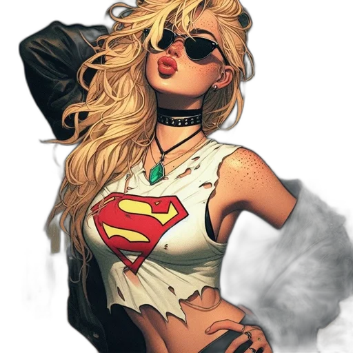 comic book art, concept art, cartoon, fantasy art transparent PNG cut-out