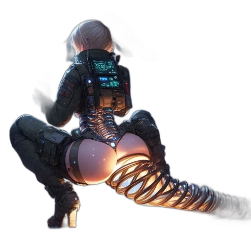 weapon, robot, staff, sword transparent PNG cut-out
