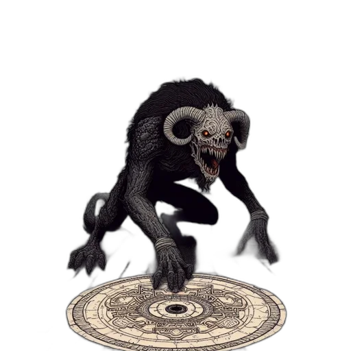 creature, animal, dragon, staff transparent PNG cut-out