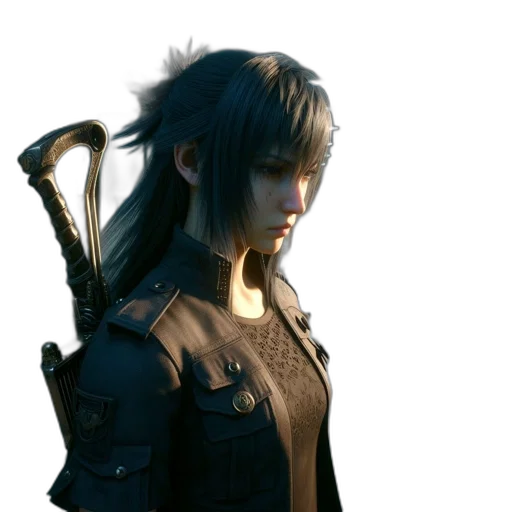 staff, weapon, jacket, sword transparent PNG cut-out