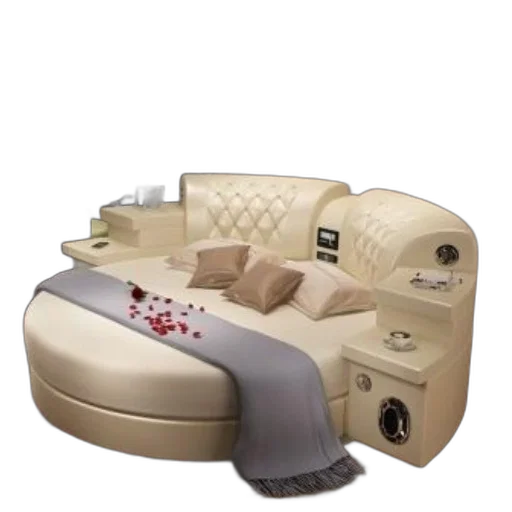 furniture, 3d render, advertisement, bed transparent PNG cut-out