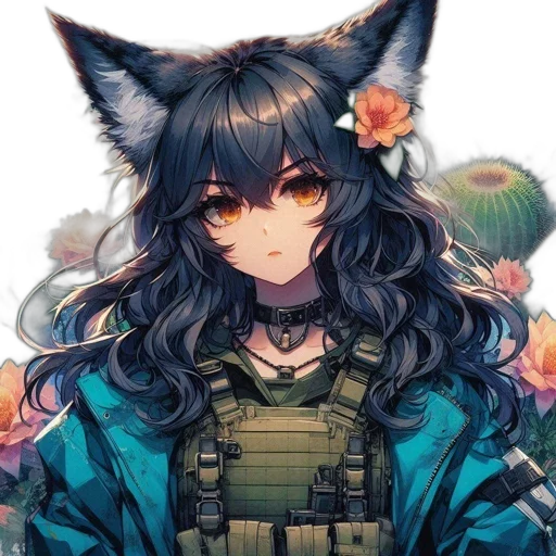 weapon, jacket, staff, animal transparent PNG cut-out