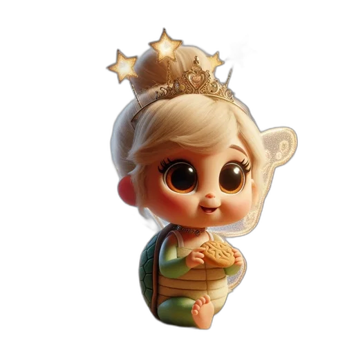 crown, jewelry, staff, 3d render transparent PNG cut-out