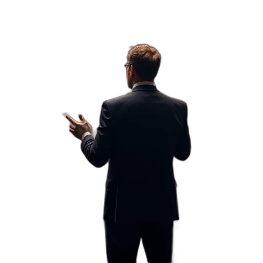 staff, jacket, face, weapon transparent PNG cut-out
