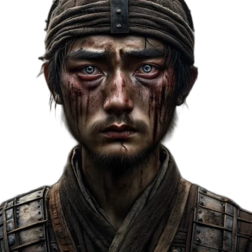 face, mask, staff, weapon transparent PNG cut-out