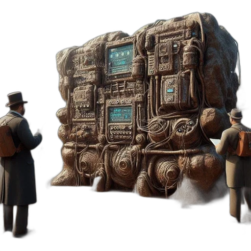 robot, furniture, building, jacket transparent PNG cut-out