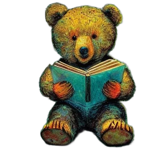 photorealistic, 3d render, teddy, bear transparent PNG cut-out