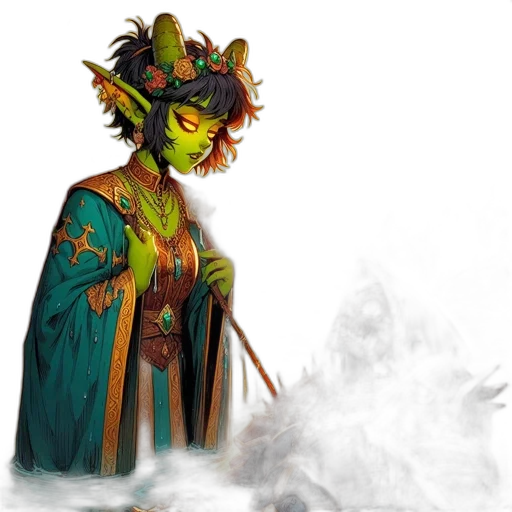 mask, staff, dragon, concept art transparent PNG cut-out