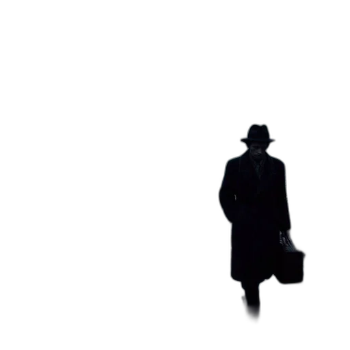 hat, umbrella, staff, jacket transparent PNG cut-out