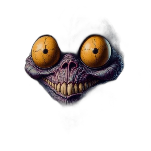 mask, face, creature, staff transparent PNG cut-out