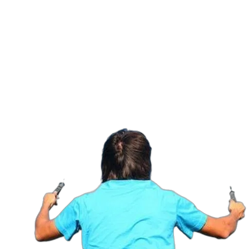 staff, jacket, hair, robot transparent PNG cut-out