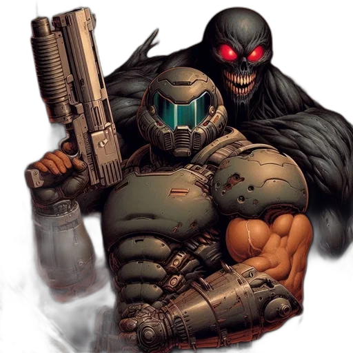 weapon, comic book art, concept art, pixel art transparent PNG cut-out