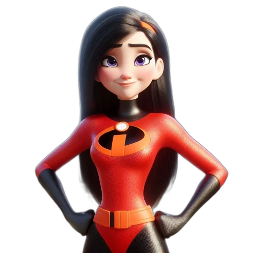 robot, face, dress, 3d render transparent PNG cut-out