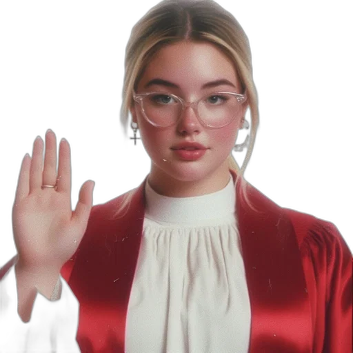 face, jacket, young, woman transparent PNG cut-out