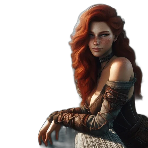 dress, fantasy art, concept art, photorealistic transparent PNG cut-out