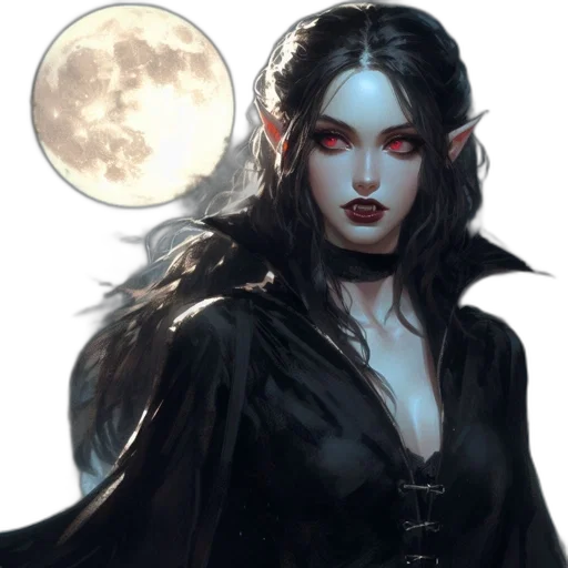 fantasy art, comic book art, concept art, photorealistic transparent PNG cut-out