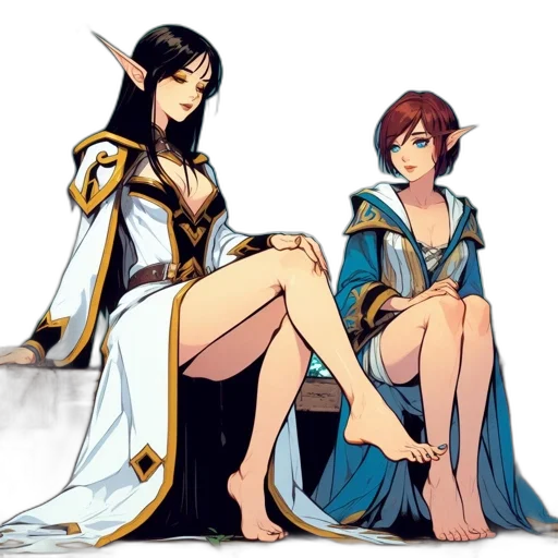 fantasy art, concept art, pixel art, anime transparent PNG cut-out