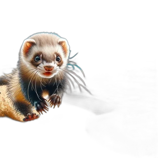 animal, creature, staff, hair transparent PNG cut-out