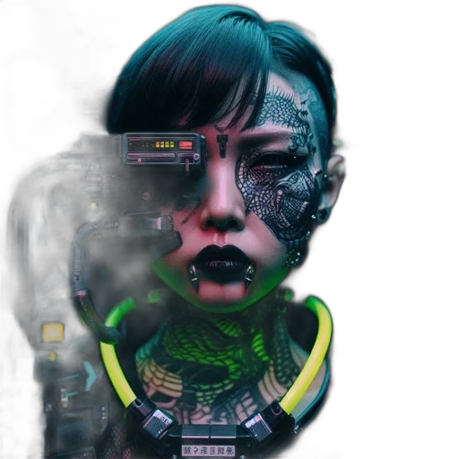 robot, mask, face, creature transparent PNG cut-out