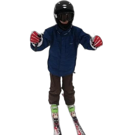 jacket, person, blue, brown transparent PNG cut-out