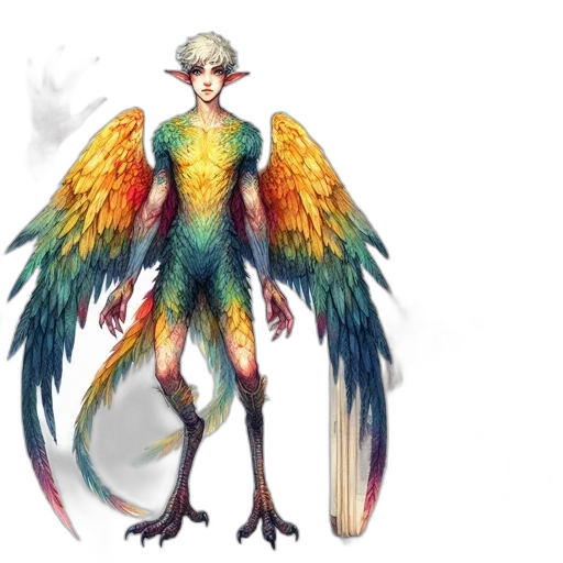 creature, concept art, fantasy art, pixel art transparent PNG cut-out
