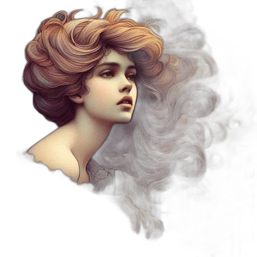 hair, face, crown, mask transparent PNG cut-out