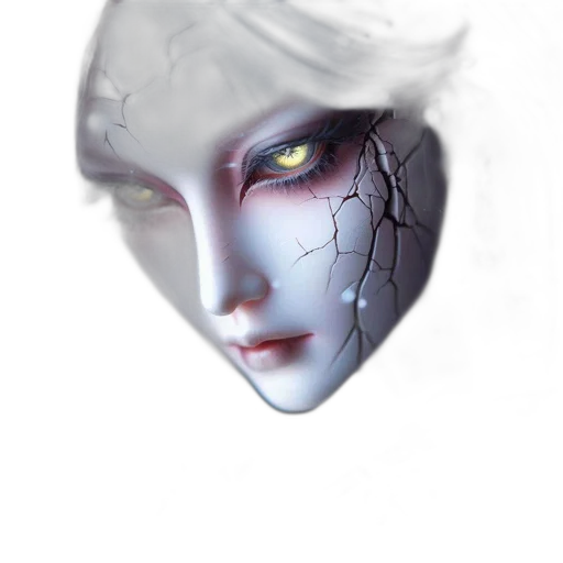 mask, face, robot, creature transparent PNG cut-out
