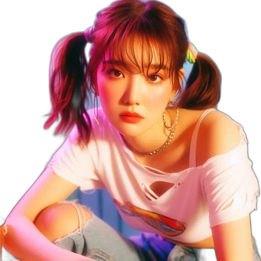 jewelry, face, vaporwave, photorealistic transparent PNG cut-out