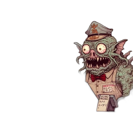 creature, staff, dragon, concept art transparent PNG cut-out