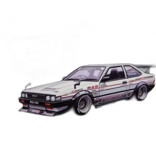 car, photorealistic, concept art, 3d render transparent PNG cut-out