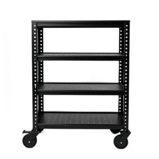 furniture, black, metal, shelving transparent PNG cut-out