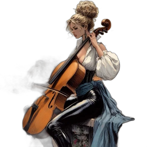 dress, photorealistic, oil painting, fantasy art transparent PNG cut-out
