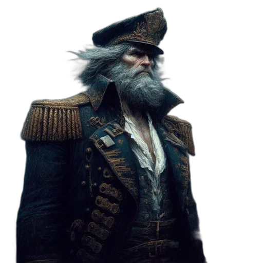 jacket, hat, face, staff transparent PNG cut-out