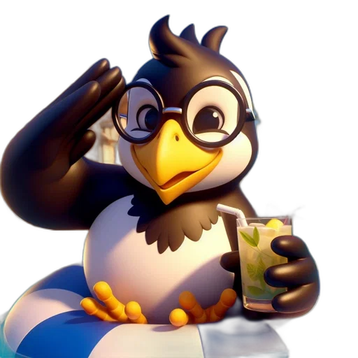 animal, staff, concept art, 3d render transparent PNG cut-out