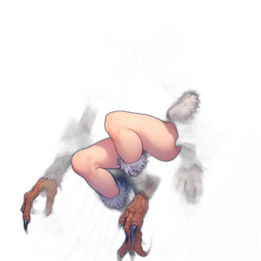 creature, animal, weapon, staff transparent PNG cut-out