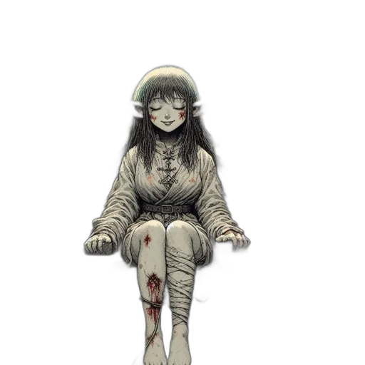 creature, mask, staff, robot transparent PNG cut-out